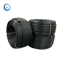 100% pure material pe black plastic hdpe pipes for water system